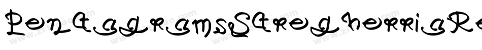 PentagramsStregherriaRegular-A9a2字体转换