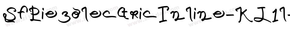 SfPiezolectricInline-KJ1l字体转换 SfPiezolectricInline-KJ1l字体转换