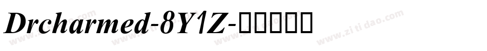 Drcharmed-8Y1Z字体转换