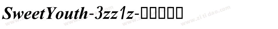 SweetYouth-3zz1z字体转换