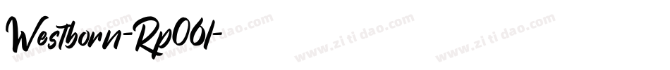 Westborn-Rp06l字体转换