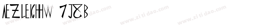 Aezleighhw-7j8B字体转换