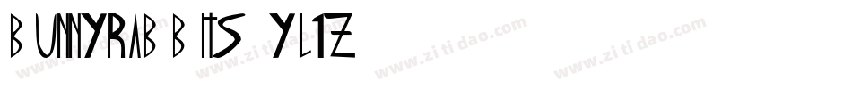 BunnyRabbits-yL1Z字体转换 BunnyRabbits-yL1Z字体转换