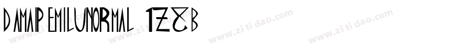 DamaipemiluNormal-1z8B字体转换