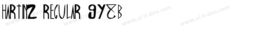 Hartin2Regular-9Y8B字体转换