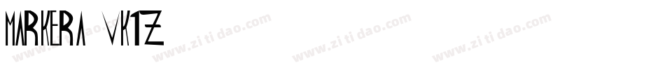 Markera-vK1Z字体转换 Markera-vK1Z字体转换