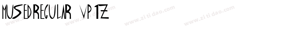 MusedRegular-vP1Z字体转换