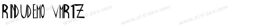 Rindudemo-vmR1Z字体转换