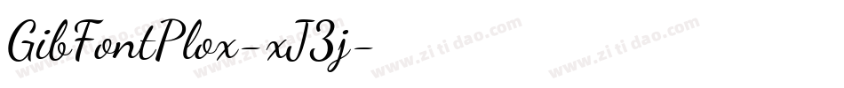 GibFontPlox-xJ3j字体转换
