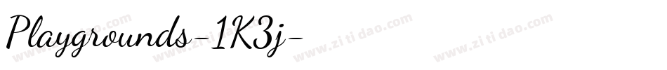 Playgrounds-1K3j字体转换