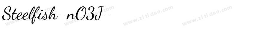 Steelfish-nO3J字体转换