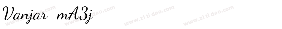 Vanjar-mA3j字体转换