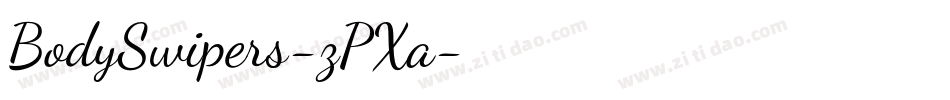 BodySwipers-zPXa字体转换
