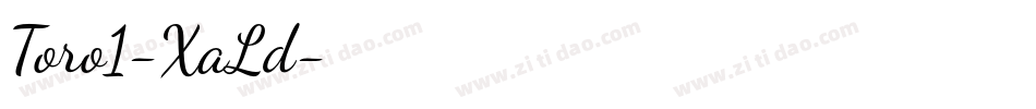 Toro1-XaLd字体转换