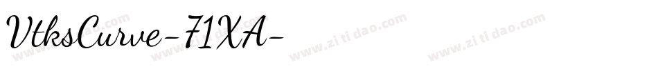 VtksCurve-71XA字体转换 VtksCurve-71XA字体转换