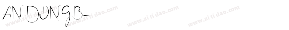 ANDONGB字体转换