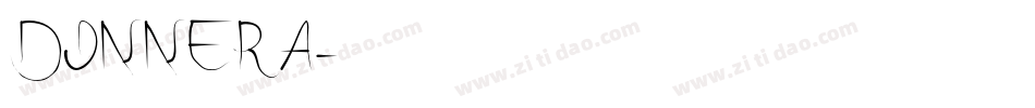 DONNERA字体转换