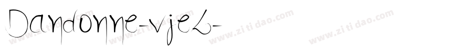 Dandonne-vjeL字体转换