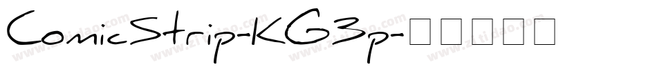 ComicStrip-KG3p字体转换