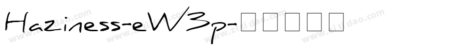 Haziness-eW3p字体转换