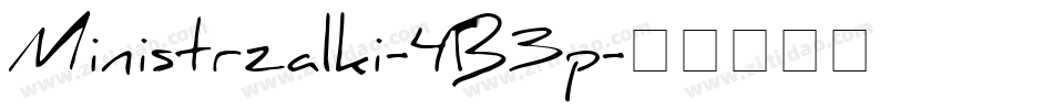 Ministrzalki-4B3p字体转换