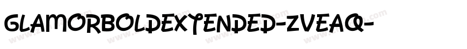 GlamorBoldextended-ZVEAq字体转换