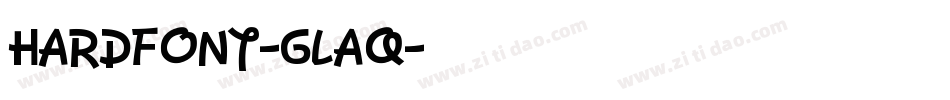 Hardfont-GlAq字体转换