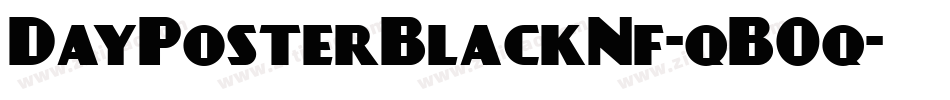 DayPosterBlackNf-qB0q字体转换