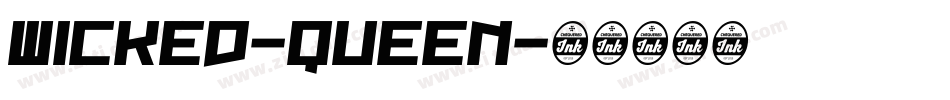 WICKED-QUEEN字体转换
