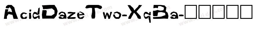 AcidDazeTwo-XqBa字体转换