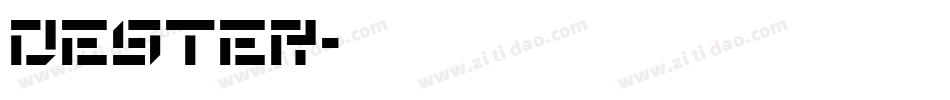 Dester字体转换