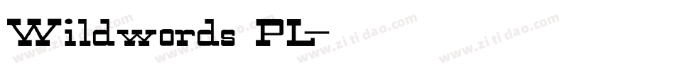 Wildwords_PL字体转换