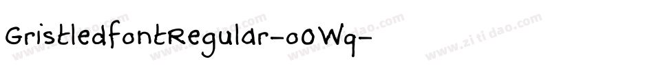 GristledfontRegular-oOWq字体转换 GristledfontRegular-oOWq字体转换