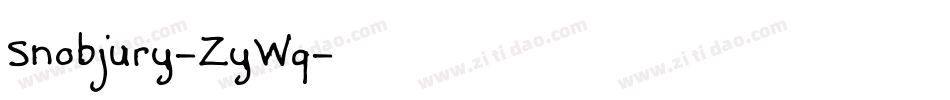 Snobjury-ZyWq字体转换 Snobjury-ZyWq字体转换