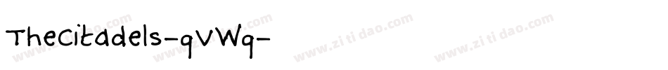 TheCitadels-qVWq字体转换
