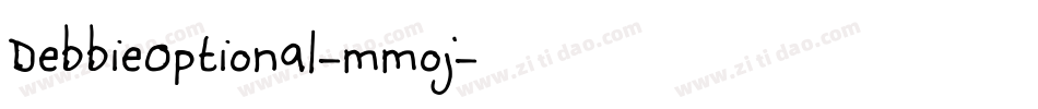 DebbieOptional-mmoj字体转换