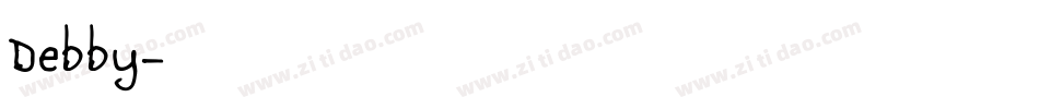 Debby字体转换