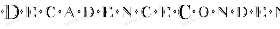 DecadenceCondensed-ovMd字体转换