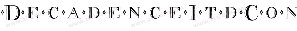 DecadenceItdCondensed-e91m字体转换