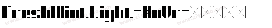 FreshMintLight-0nVr字体转换