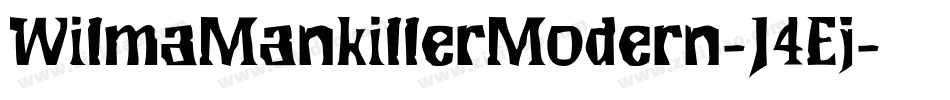 WilmaMankillerModern-J4Ej字体转换