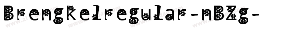 Brengkelregular-nBZg字体转换