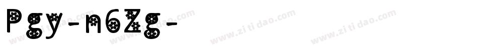 Pgy-n6Zg字体转换