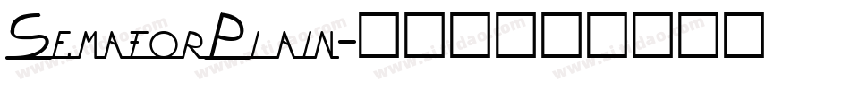 SemaforPlain字体转换