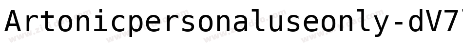 Artonicpersonaluseonly-dV7l字体转换