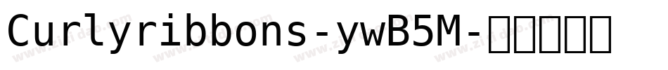 Curlyribbons-ywB5M字体转换
