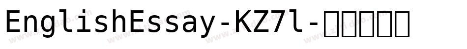 EnglishEssay-KZ7l字体转换