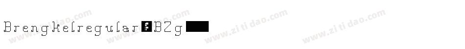 Brengkelregular-nBZg字体转换
