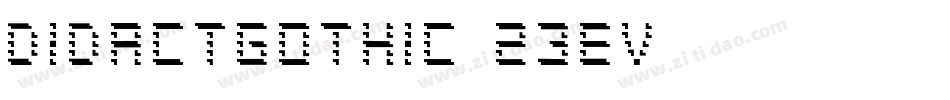 Didactgothic-23ev字体转换