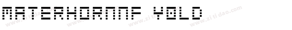 MaterhornNf-y0ld字体转换